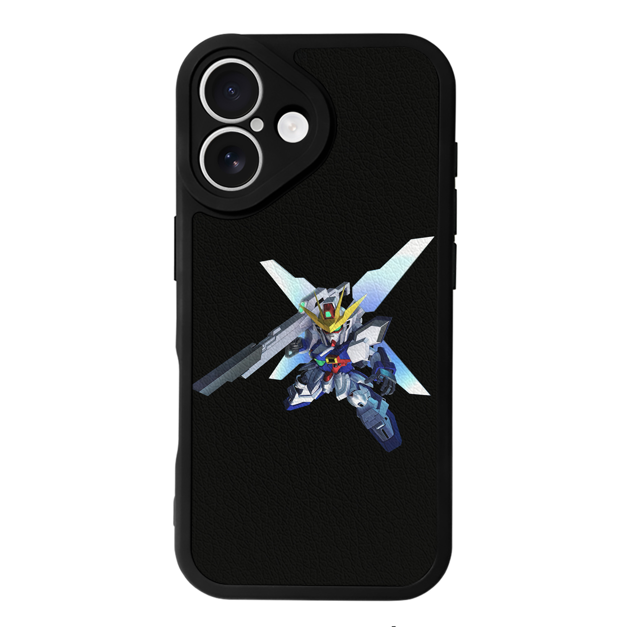 （画像用） 機動戦士ガンダム Mobile Suit Gundam 【iPhone 16シリーズ対応】シリコンスマホケース（レザー調） 材質：シリコン